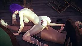 Shogun Raiden gets assfucked hard