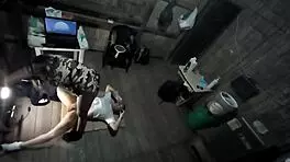 mi hermanastra militar vino caliente y nos pusimos a follar en el piso