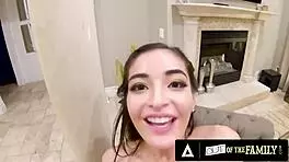 Out of the Family - Lucky guy drills sexy teen 18+ stepsister Emily Willis in POV