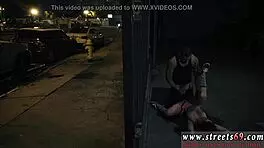 Do bound guys make passes at cute teens in glasses during BDSM?