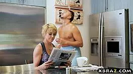 hey, stepdad catches teen 18+ stepdaughter masturbating and joins the fun