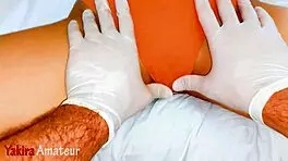 Horny housewife begs neighbor to finger her pussy