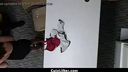 Bratty teen tried escaping the garage but got fucked hard instead