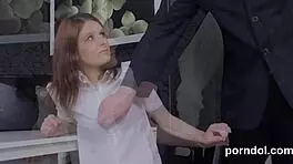 Ideal got teased hard and plowed by older mentor! 😈