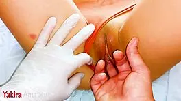 Horny housewife begs neighbor to finger her pussy