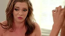 stepdaughter squirts on stepmom's face during lesbian oral and toy play