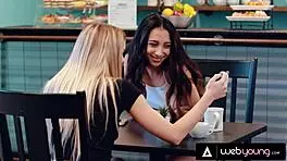 Popular Khloe Kapri Caught Fucking Bestie In Coffee Shop Live Stream
