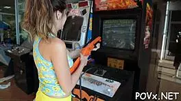 Erected Cock Penetrates Bald Cunt Easily And Roughly