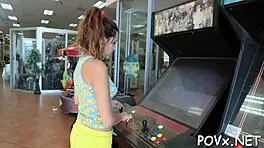 Erected Cock Penetrates Bald Cunt Easily And Roughly