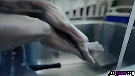 scarlit scandal, are you flirting with that delivery boy jake adams for a blowjob and monster cock sex?