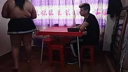 Fat Teen Latina BBW Slut Girlfriend Gives Private Lessons And Ends Up Getting Fucked By Her Student