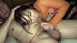 An extramarital affair of a young Japanese girl