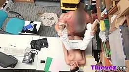 Slender Teens In Uniforms Line Up For Oral Blowjobs And Hardcore Police Hammering In Office