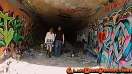 sandiego hunters get anal-ized in tunnel