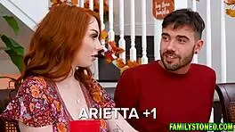 arietta adams and cherry fae give nade nasty intense blowjob and cunnilingus threesome