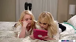 bffs explore oral with big tits, sucking hairy pussy and rimming each other