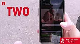 Watch these three goth chicks get their mouths filled with cum in public?