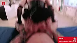 Watch these three goth chicks get their mouths filled with cum in public?