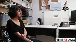 stiff case with teen 18+ thief penelope reed