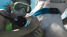 Girls Underwater in Hardcore Action with Polina Rucheyok Feels So Wild and Intense