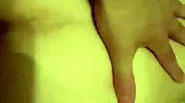 Petite redhead Colombian slut with a sexy small ass gets fucked hard doggystyle POV, her pussy lips spread wide.