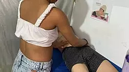 Beautiful black spa girl with a stunning body