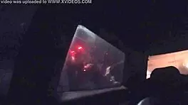 Doggy Style Encounter In Front Of A Truck Driver