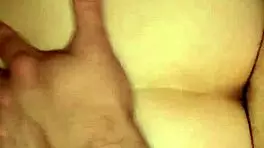 Petite redhead Colombian slut with a sexy small ass gets fucked hard doggystyle POV, her pussy lips spread wide.