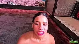 lalla potira takes cum by the pool 😋