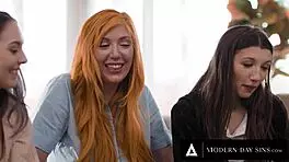 modern-day sins - lauren phillips helps virgin lesbians lily larimar n maya woulfe in 3-way