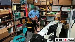 unteachable teen alex harper punished by burglar at office