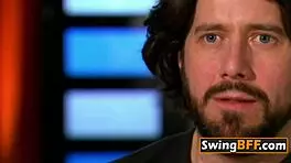 We are bisexual swingers kissing and having softcore sex