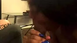 Blu Mere Teaches Handsomedevan's Girlfriend Deepthroat Skills Outdoors