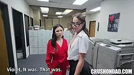 Emotional Intern Lulu Chu with Violet Reign and Allen Swift