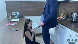 I felt so excited when my perfect teen stepsister caught me watching porn and helped me cum