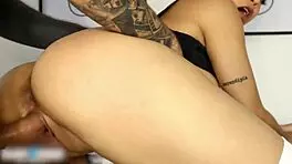 Sexy Tattooed Student Blows And Fucks For Grade