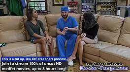 i, solana, am so nervouse for my 1st gyno exam with doctor tampa, spreading my ebony tits in latex gloves