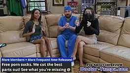 i, solana, am so nervouse for my 1st gyno exam with doctor tampa, spreading my ebony tits in latex gloves