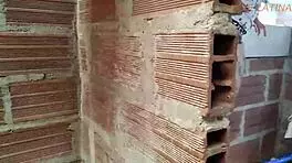 Spying on my stepmother while she washes clothes, but she discovers me