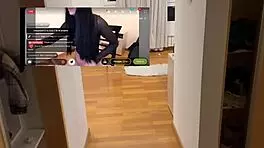 martina priima gets discovered with her big tits out