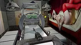 Teen brunette masturbates in fallout 4 room