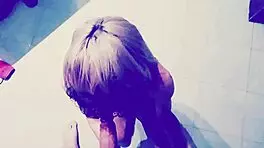 i fucked the naive horny blonde after school and filled her with cum