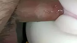 This tight teen pussy gets slippery in close-up sexy young cute