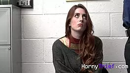 old cop punishes teen thief arya carson with rough fucking