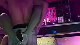 Club teen 18+s drilled by big dicks in rough group orgy