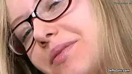 Flirtatious teen rubs her soft vagina until orgasm.