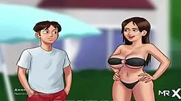 Summertimesaga - craving my huge cock every single day in episode 4 97.