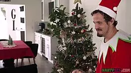 Hey, check out Andi Rose and Scarlet Skies in wild Christmas elf games!