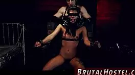 Hot ebony teen dominates tiny latina gina valentina.