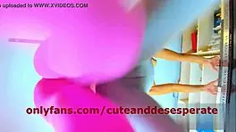 ugh, me n valery dancin, showin off tight camel toes... so wet!